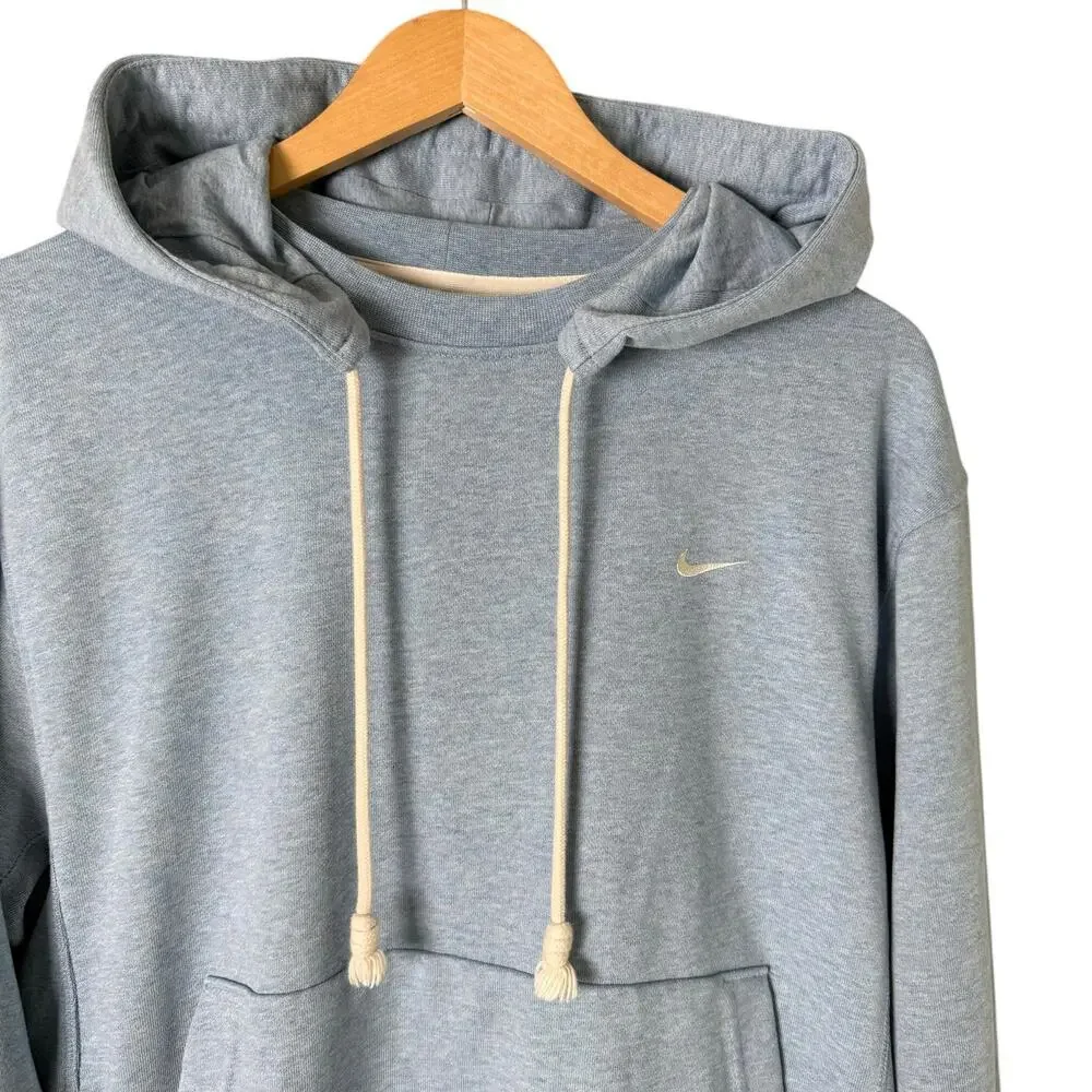 Nike Men Basketball Hoodie in Worn Blue Dri-Fit Pullover Sweatshirt, Size Small - Picture 2 of 13